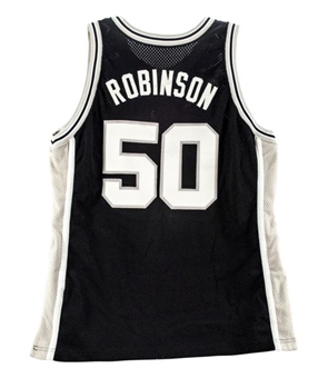David Robinson Signed Pro Style San Antonio Spurs Jersey